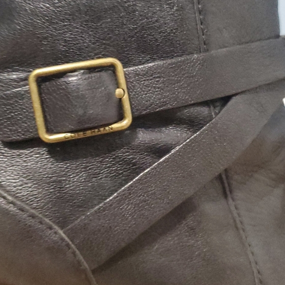 Cole Haan Grand OS Soft Leather Belted Booties - Picture 11 of 12